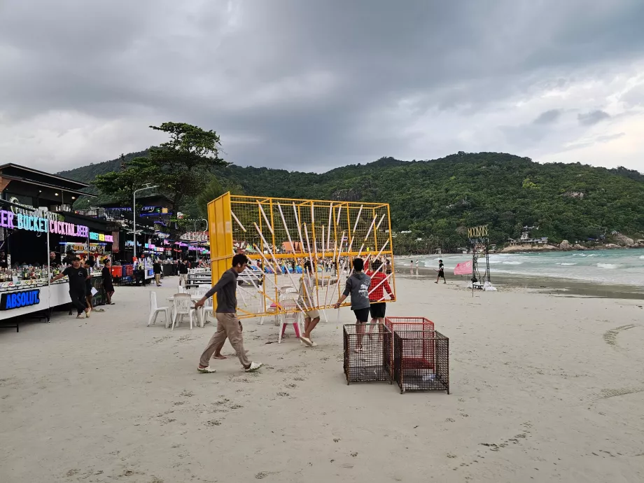 Preparativos para a Festa da Lua Cheia - tarde
