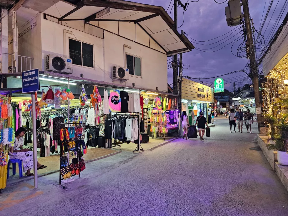 Rua pedonal de Haad Rin