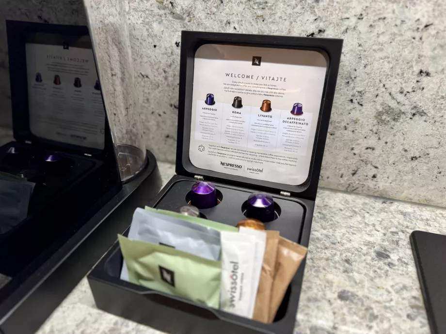 Café Nespresso no quarto