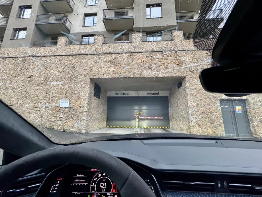 Entrada para a garagem