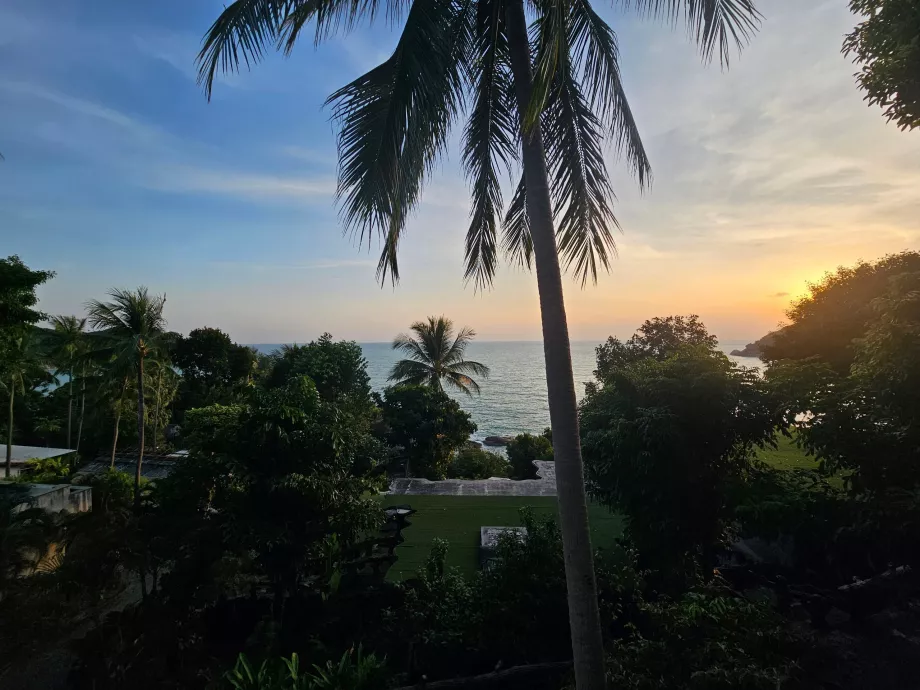 Vista do nascer do sol