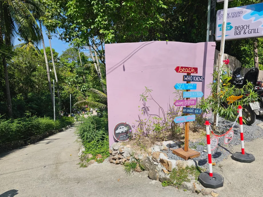 O caminho para a Praia Secreta