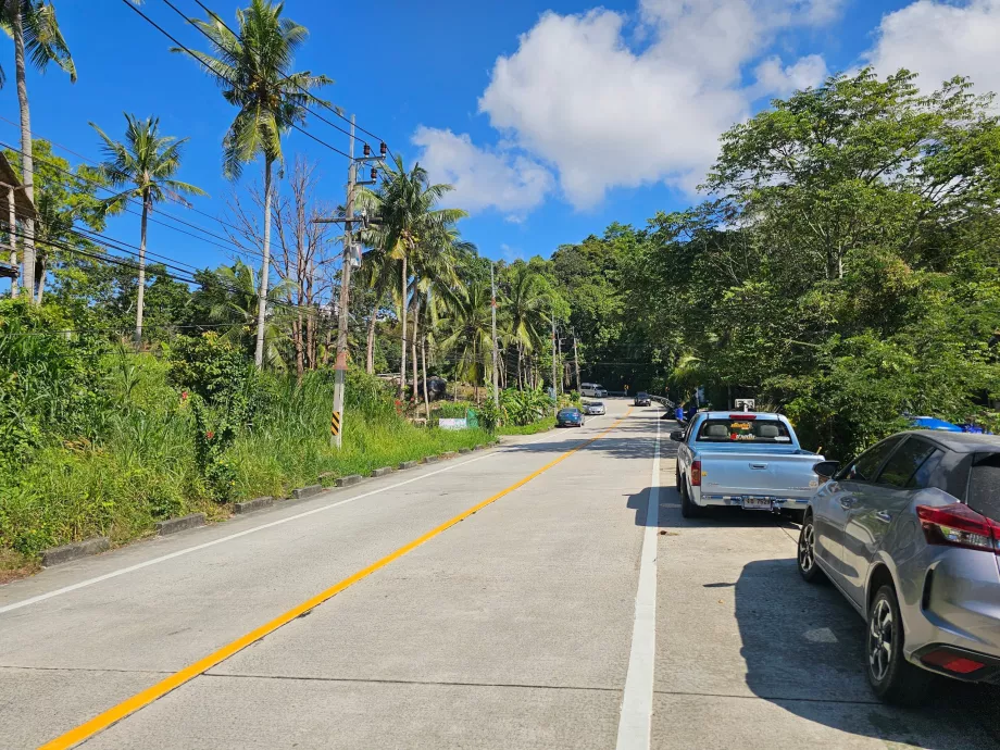 Estrada principal para Koh Phangan