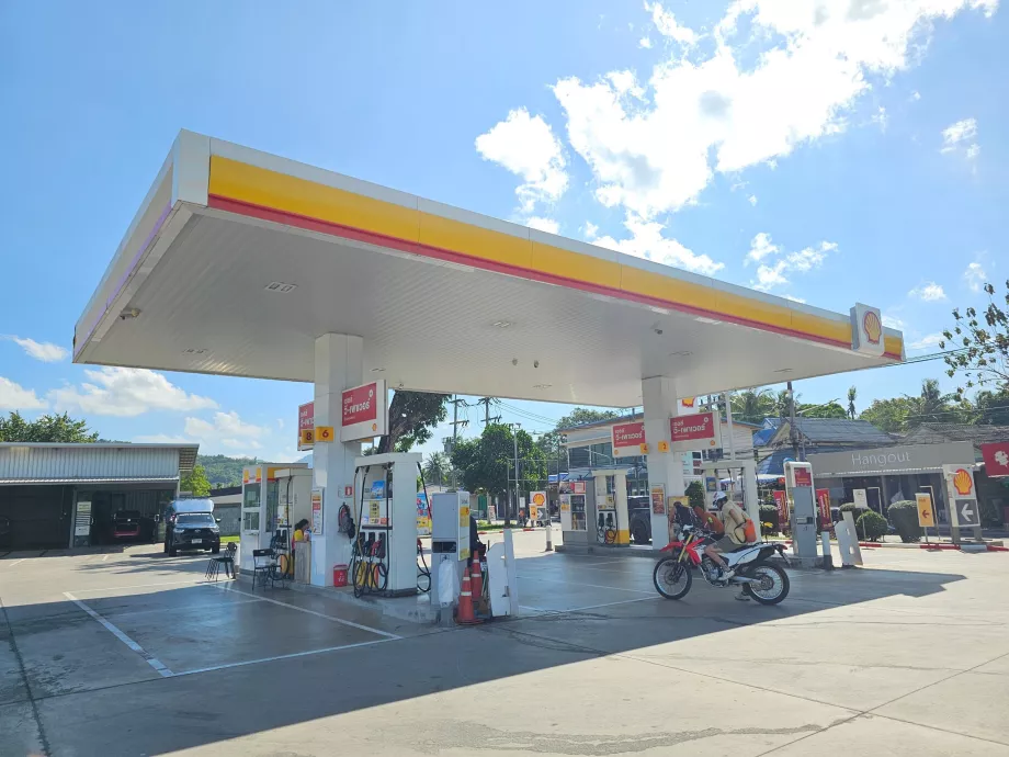 Bomba de gasolina moderna