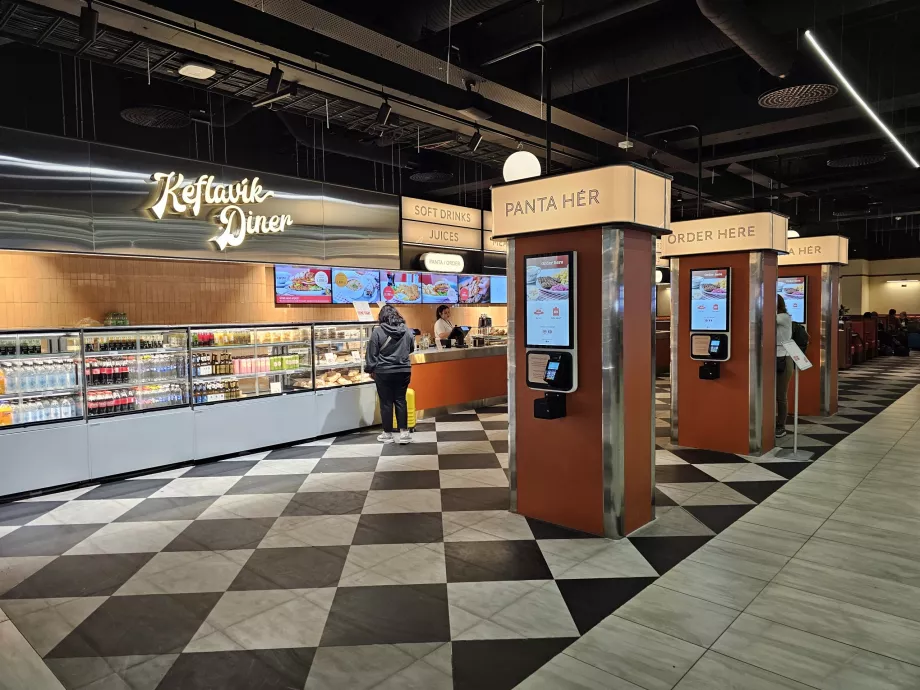 Restaurantes na zona não Schengen