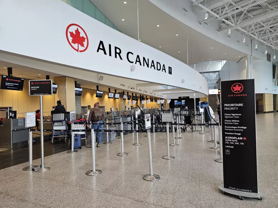 Check-in da Air Canada