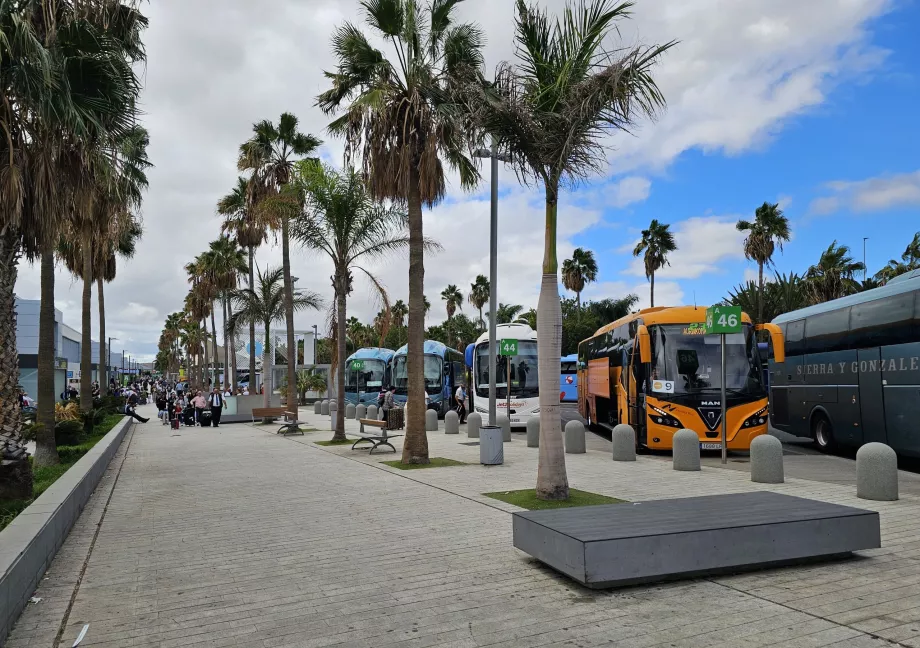Paragens de autocarros de turismo