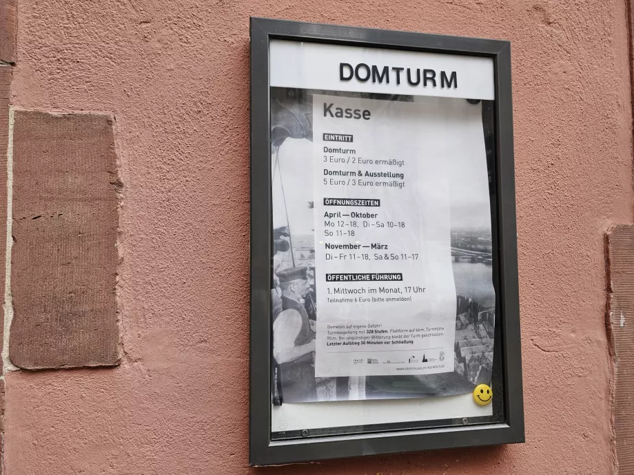 Preços de entrada na torre