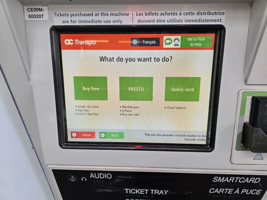 Comprar um bilhete