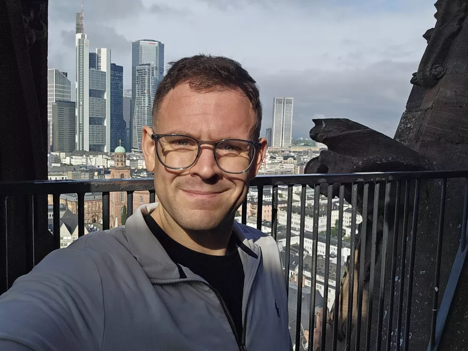 Eu com a vista do Domturm