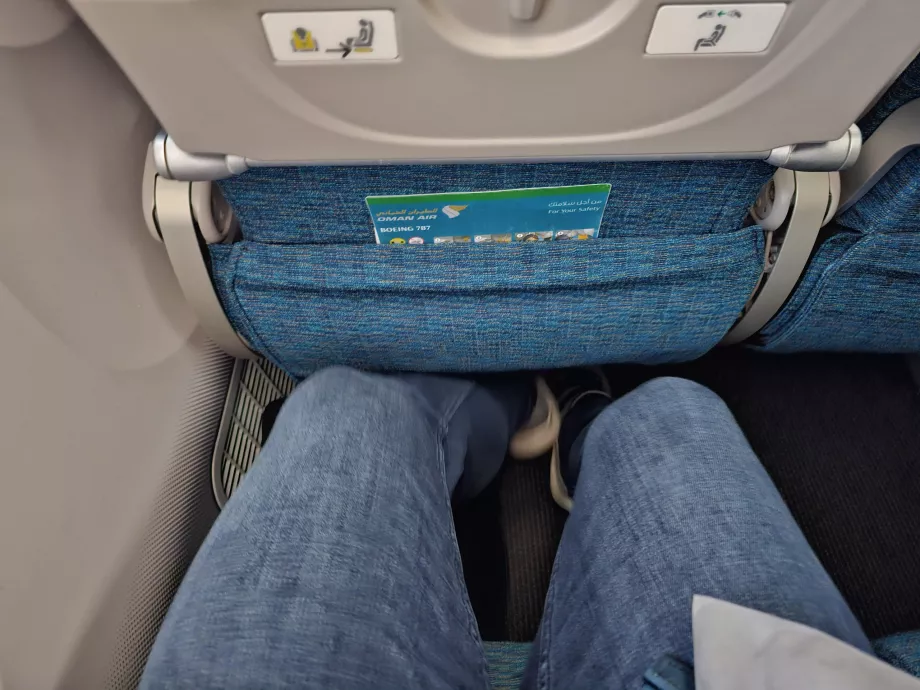 Espaço para as pernas