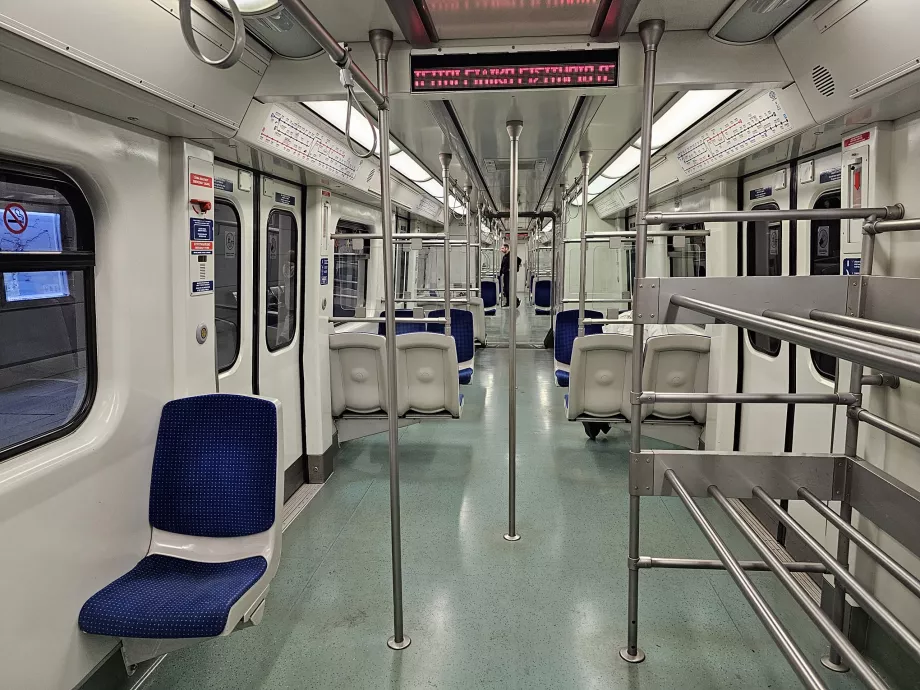 Interior do metro