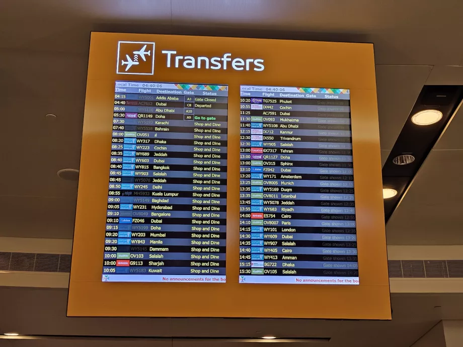 Voos de transferência