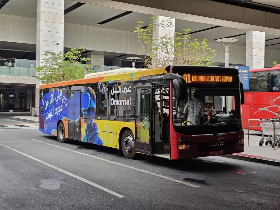Autocarro A1 em direção ao centro