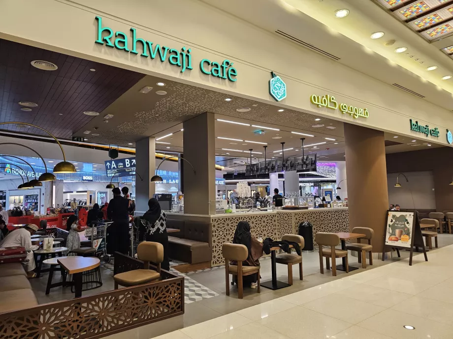 Café, zona de trânsito