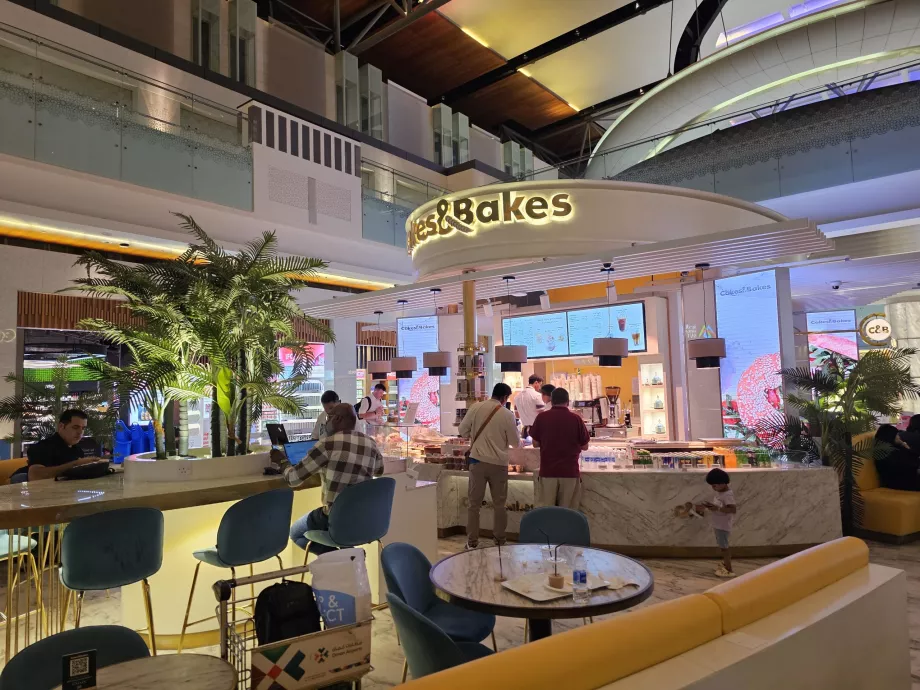 Confeitaria, zona de trânsito