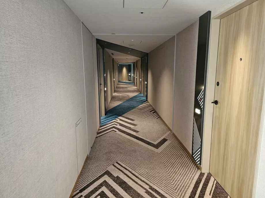 Corredor com quartos