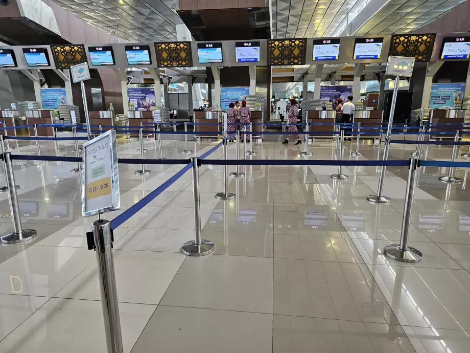 Check-in no aeroporto