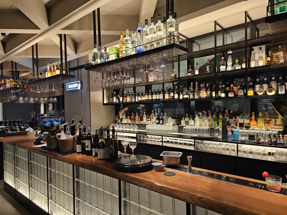 Bar no restaurante Gallery 11