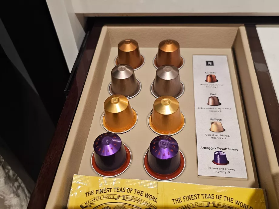 Cápsulas para a máquina de café