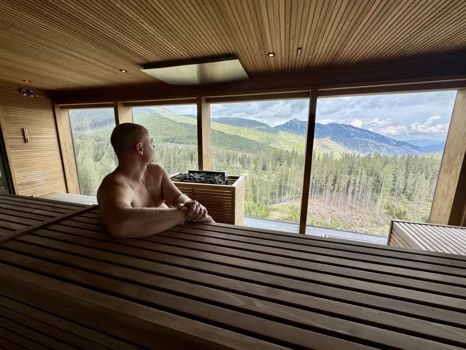 David na sauna