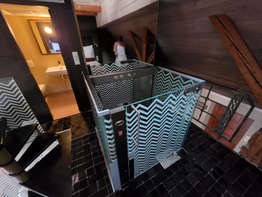 Elevador para o quarto