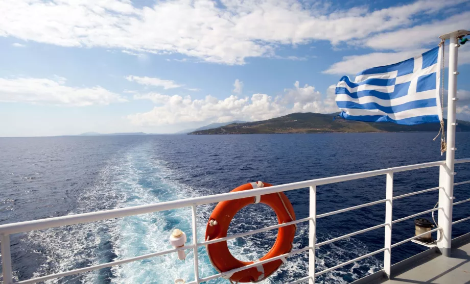 Ferry na Grécia