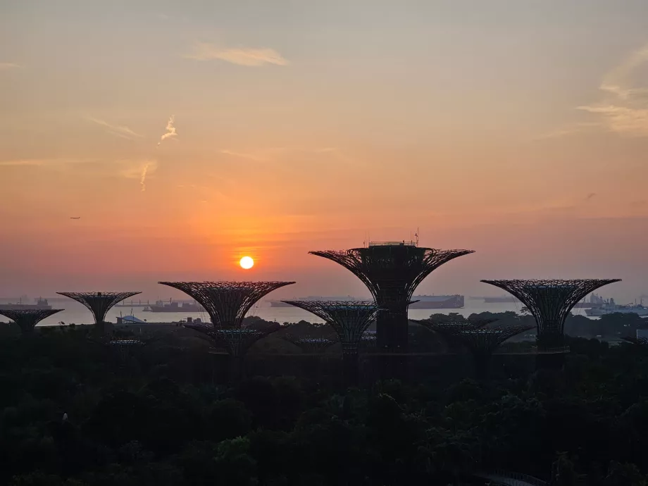 Nascer do sol - vista do quarto