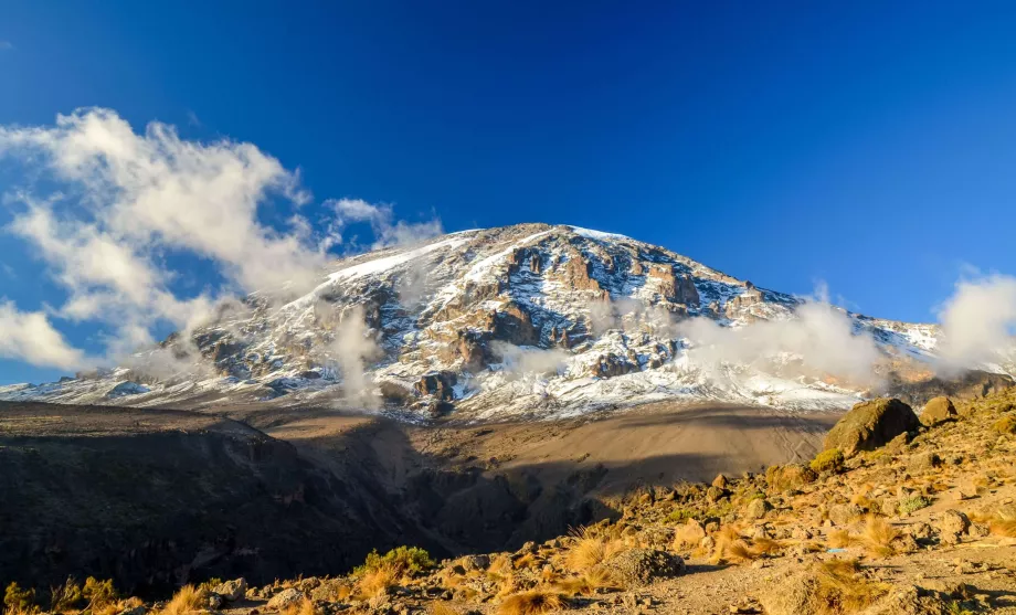 O cume do Kilimanjaro