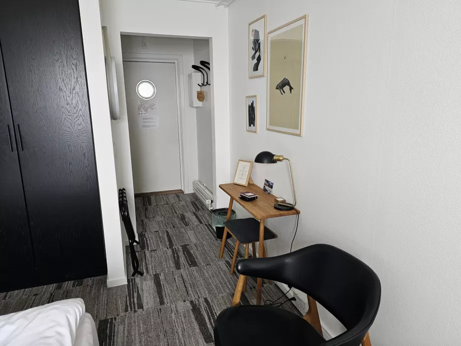 Entrada para um quarto duplo económico
