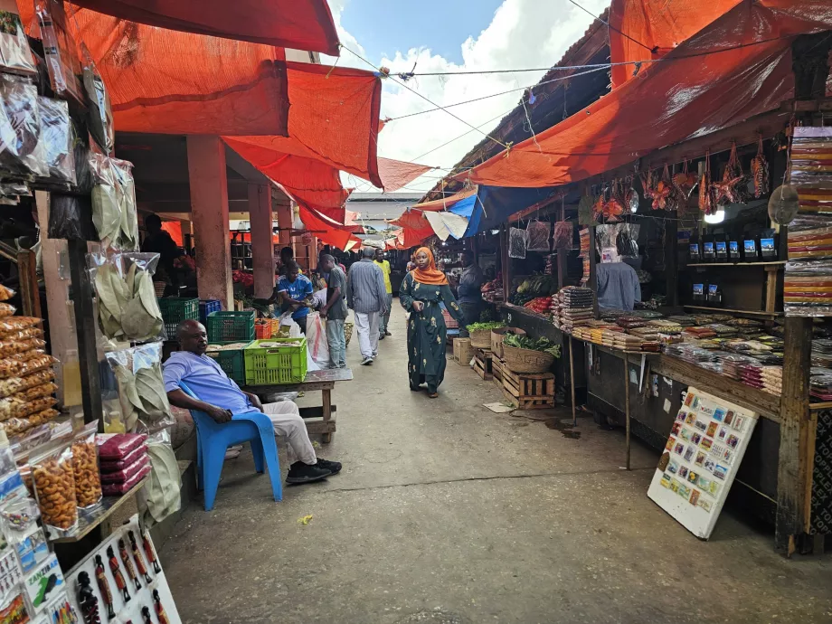 Mercado central, venda de especiarias