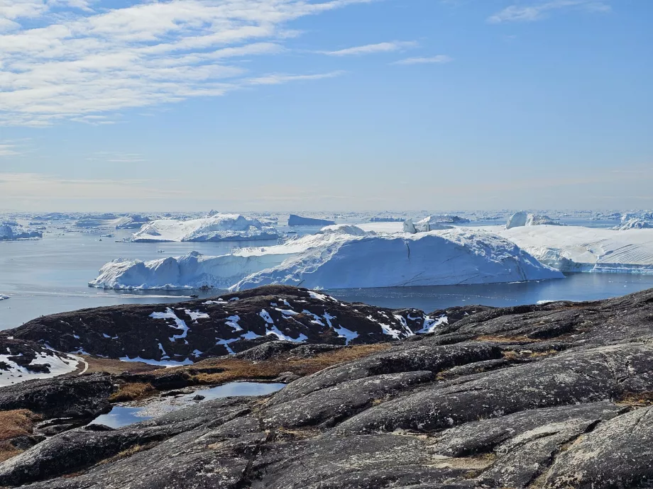 Icefiord, vistas da rota amarela
