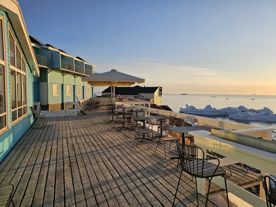 Terraço do hotel