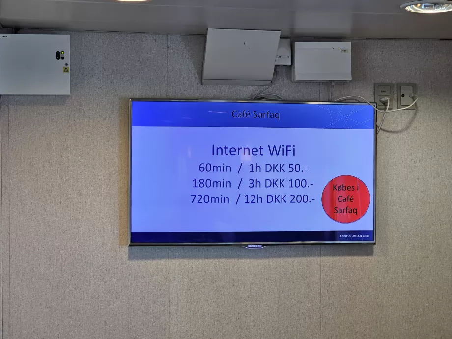 Preços do Wi-Fi