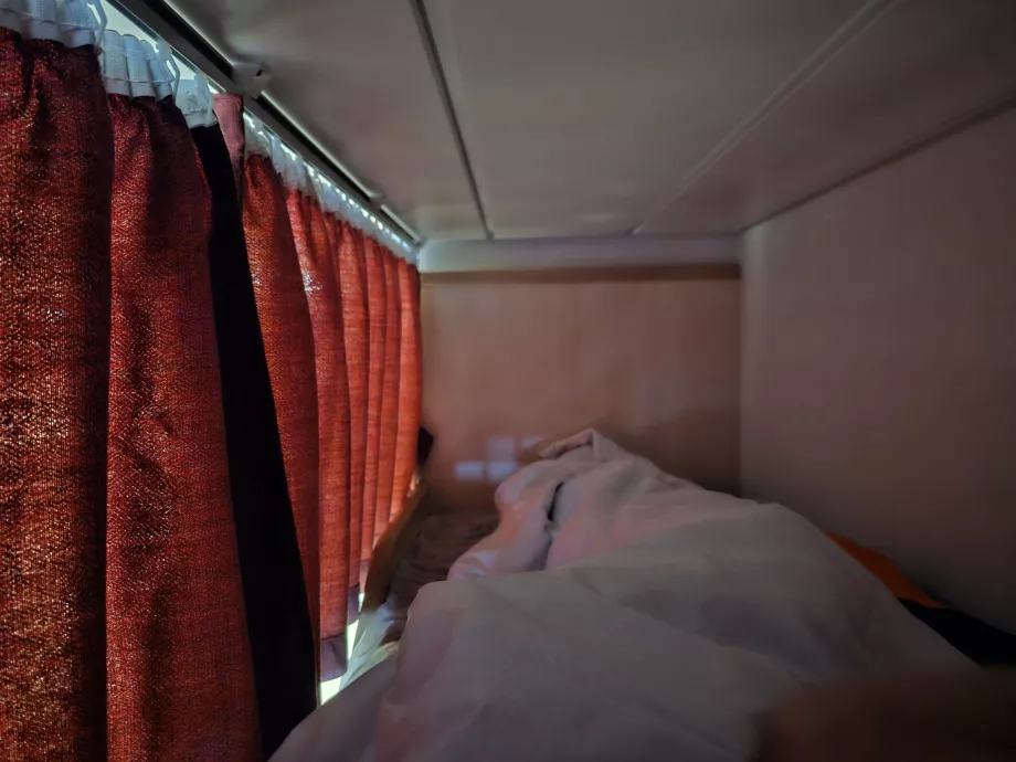 Couchette à noite