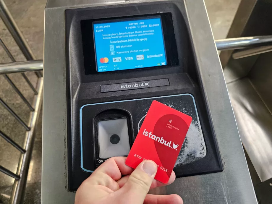 Utilizar o Istanbulkart