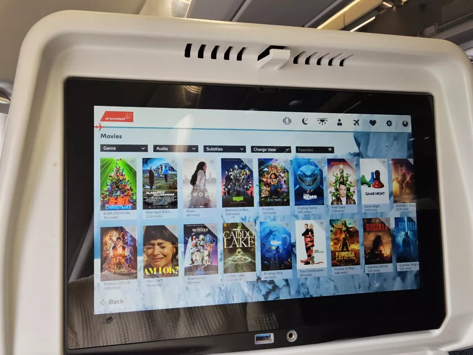 IFE, oferta de filmes