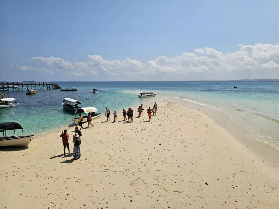 Ilha da Prisão, praia de areia