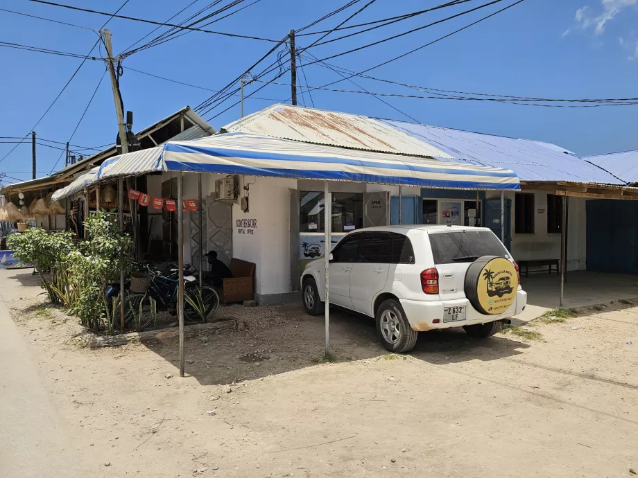 Aluguer local de automóveis