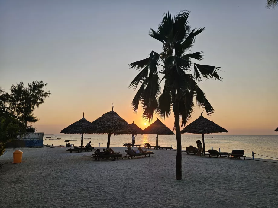 Pôr do sol em Nungwi