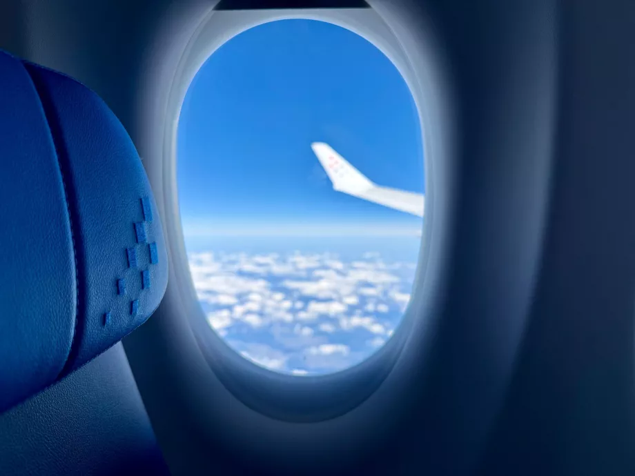 Croatia Airlines - pormenor dos lugares