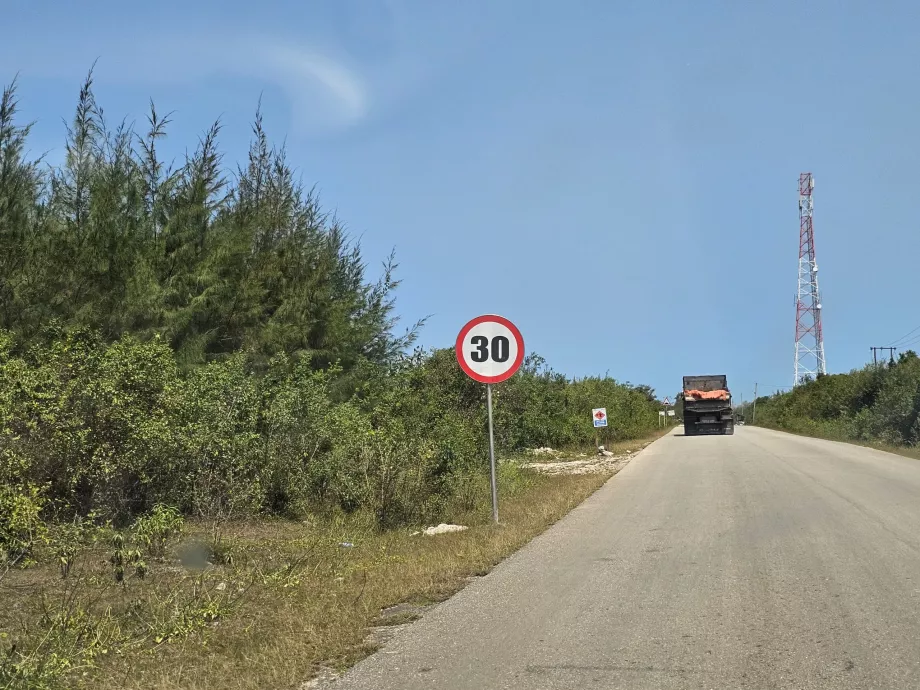 Sinal de limite de velocidade