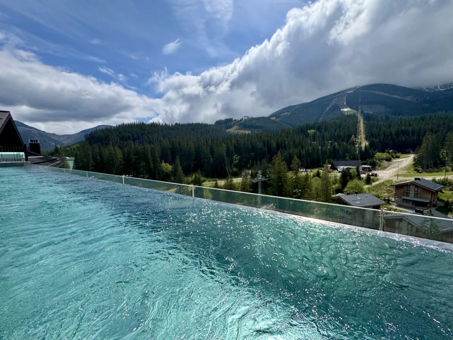 Vista da piscina exterior