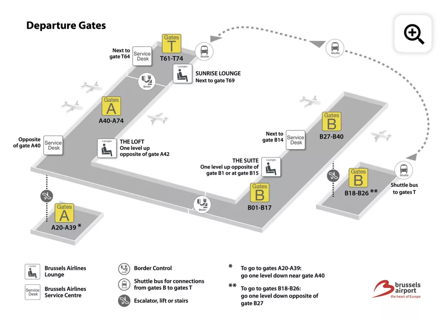 Transfer no aeroporto de Bruxelas