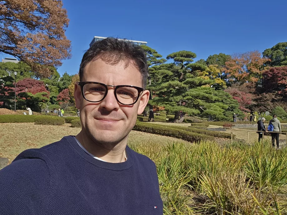 Eu no Jardim Oriental