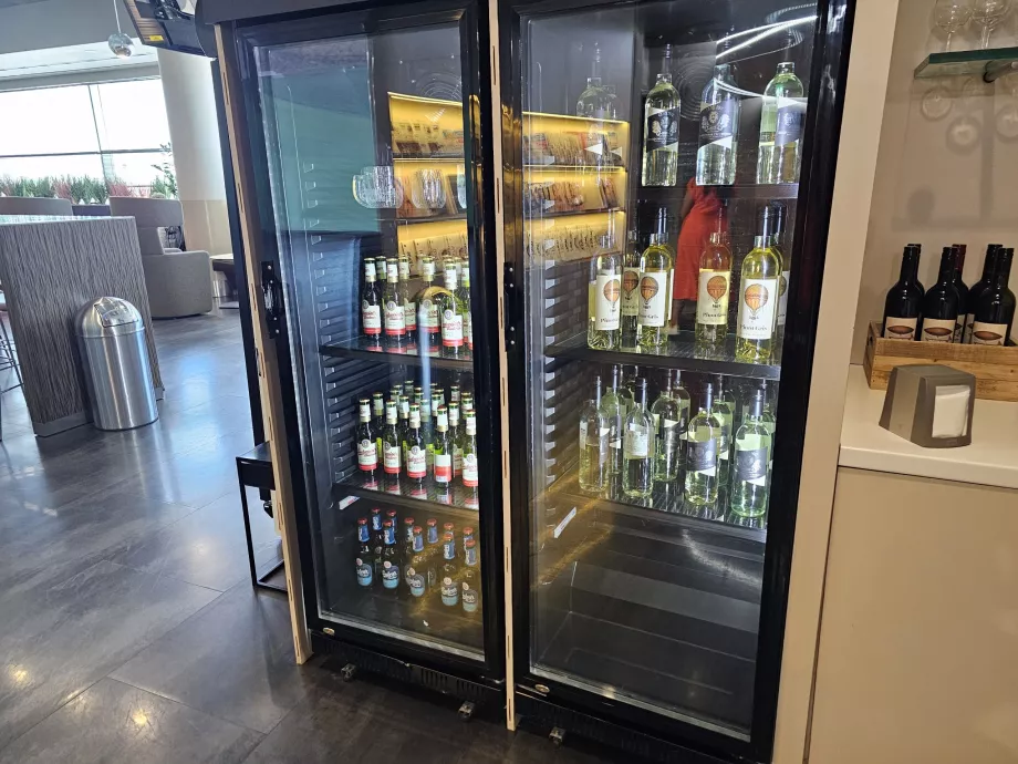 Vinho branco e cerveja