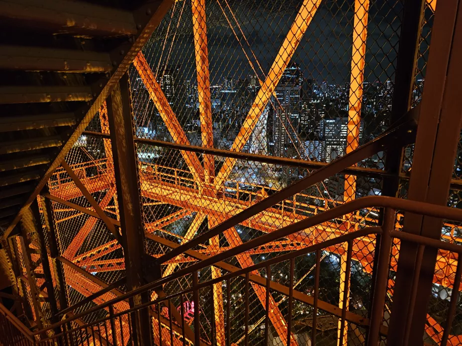 A descida das escadas