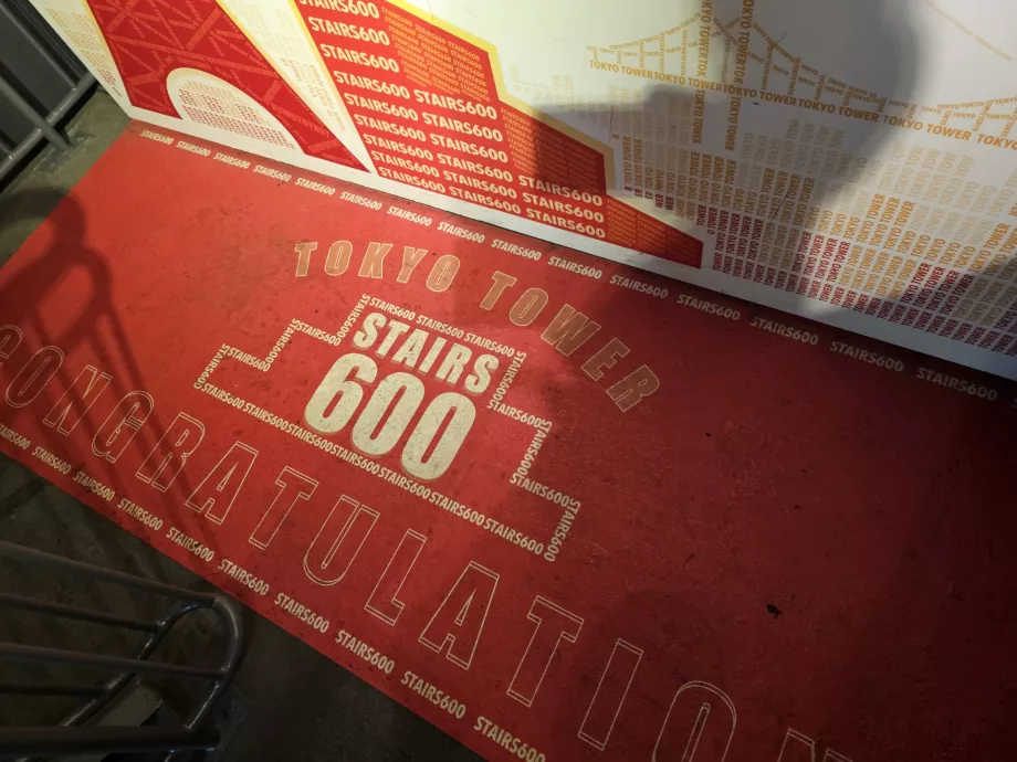 Subir as escadas, 600º degrau