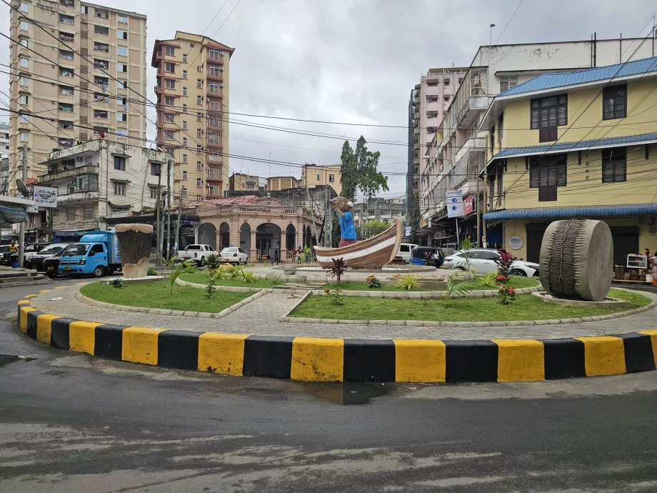 Estátua de um pescador