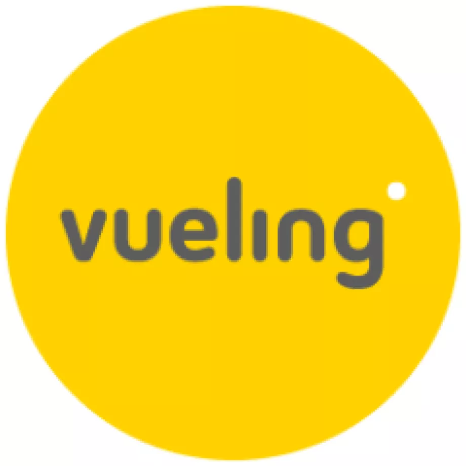 Desconto no logótipo da Vueling